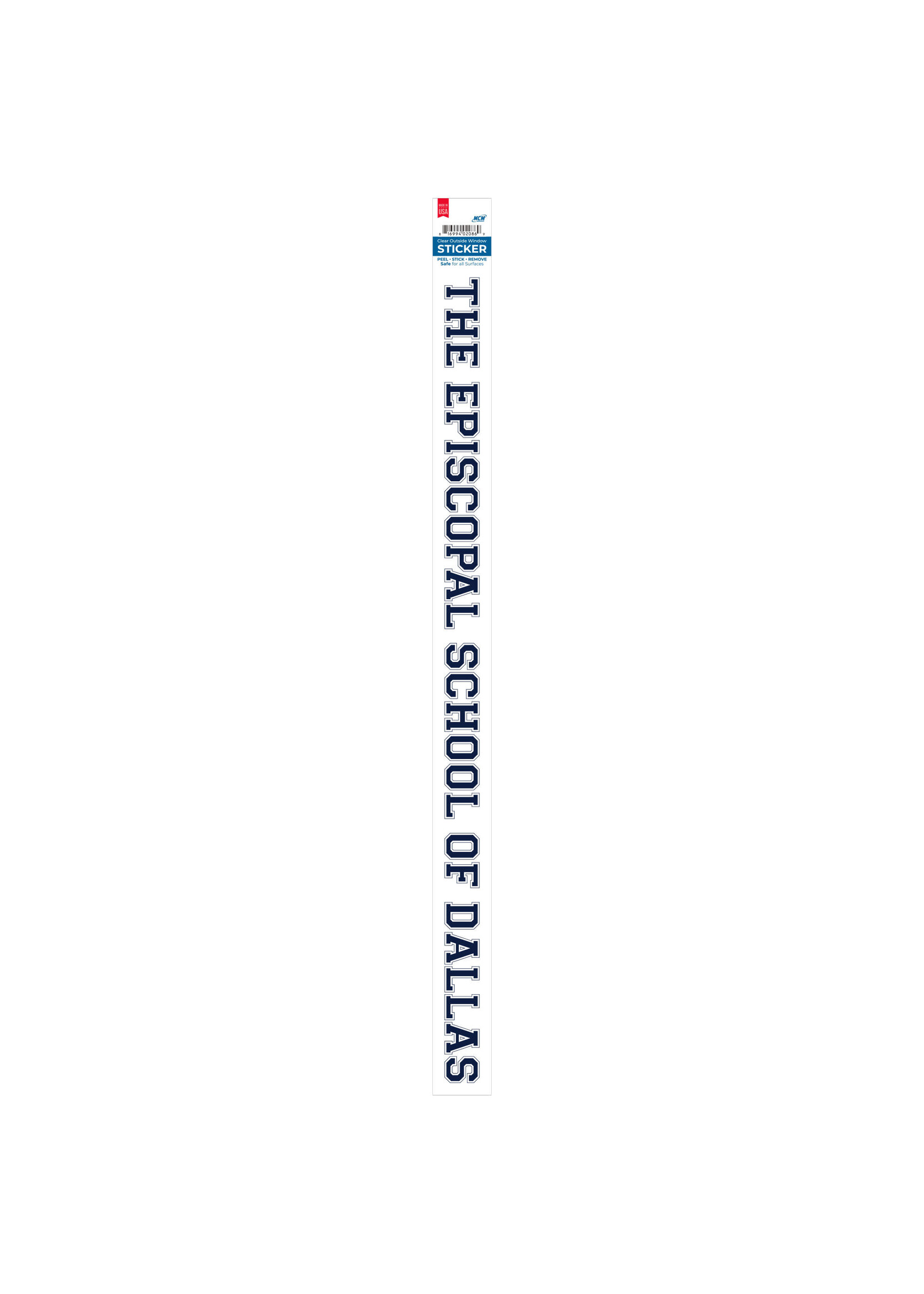 MCM Group MCM Group School Name Decal 1.5x21