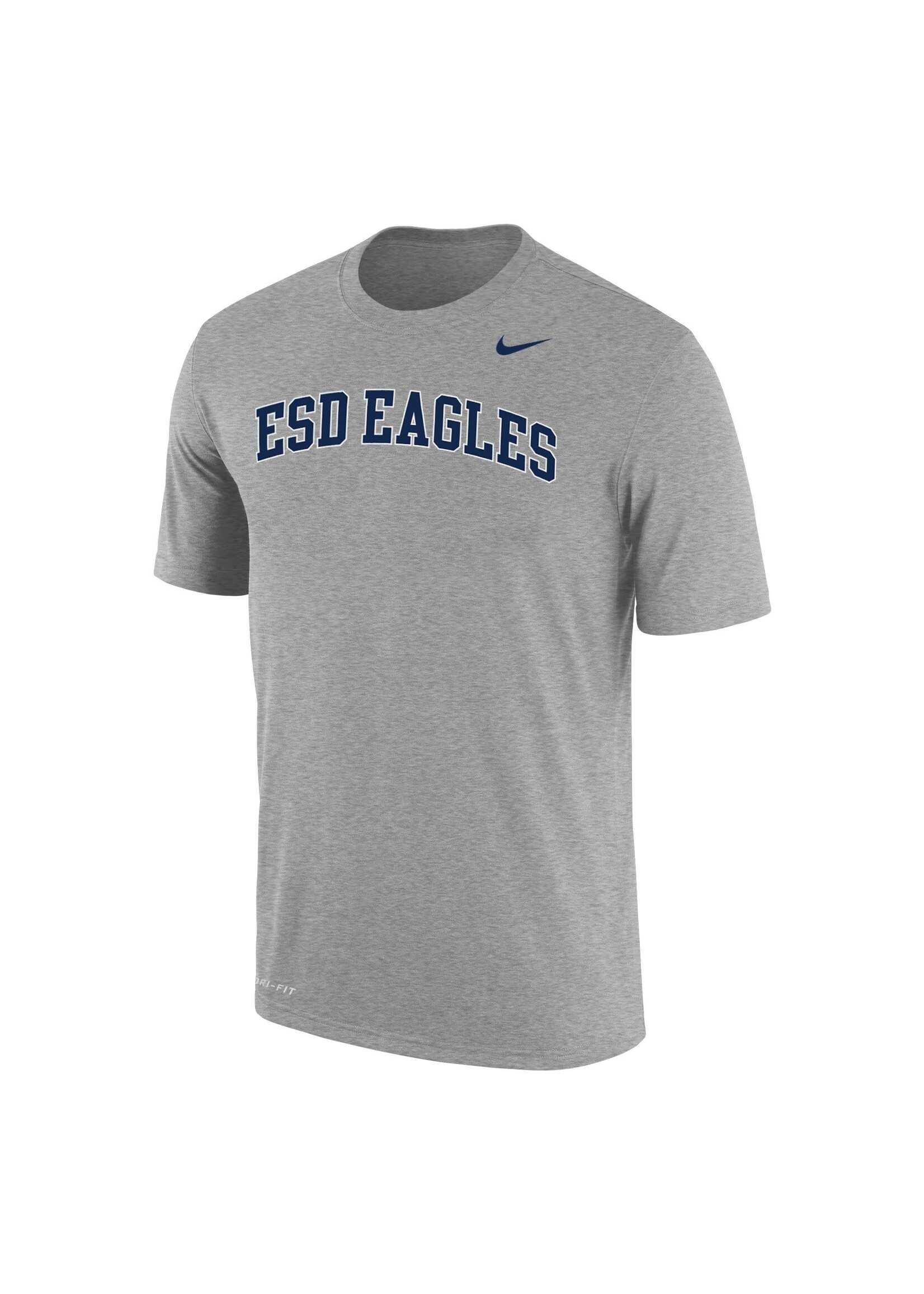 Nike Nike SM Dri Fit Cotton Tee DK Heather ESD EAGLES in NVY WHT