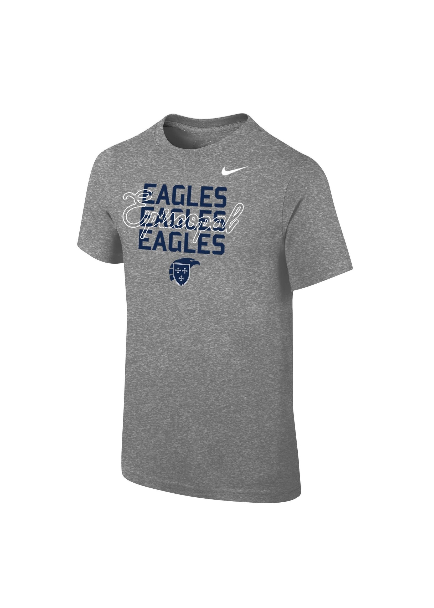 Nike Nike YSM Core Tee DK Heather EAGLES in Navy Repeat