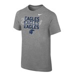 Nike Nike YLG Core Tee DK Heather EAGLES in Navy Repeat