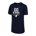 Nike NIKE YXL NVY Legend Tee GO ESD with WHT GRY