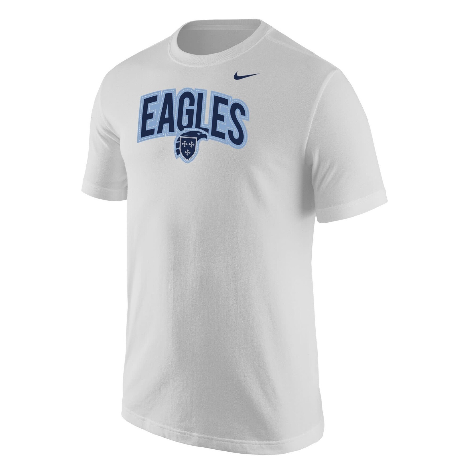 Nike Nike ME WHT Core Tee EAGLES Patch with Lt Blue Fill