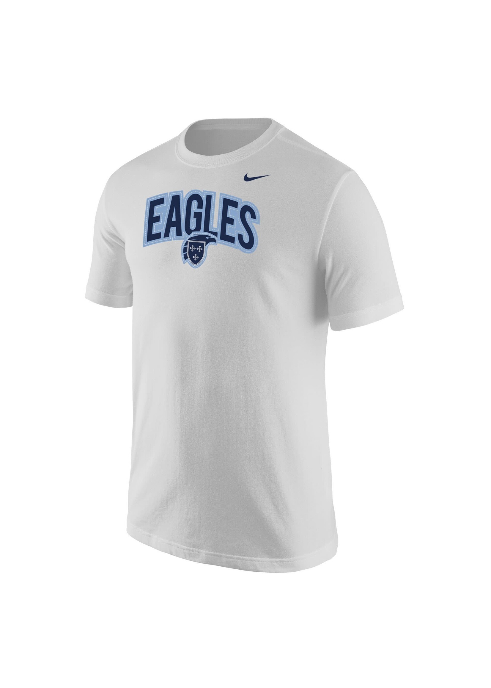 Nike Nike ME WHT Core Tee EAGLES Patch with Lt Blue Fill