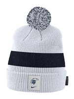 Nike Nike WHT Pom Beanie with Navy