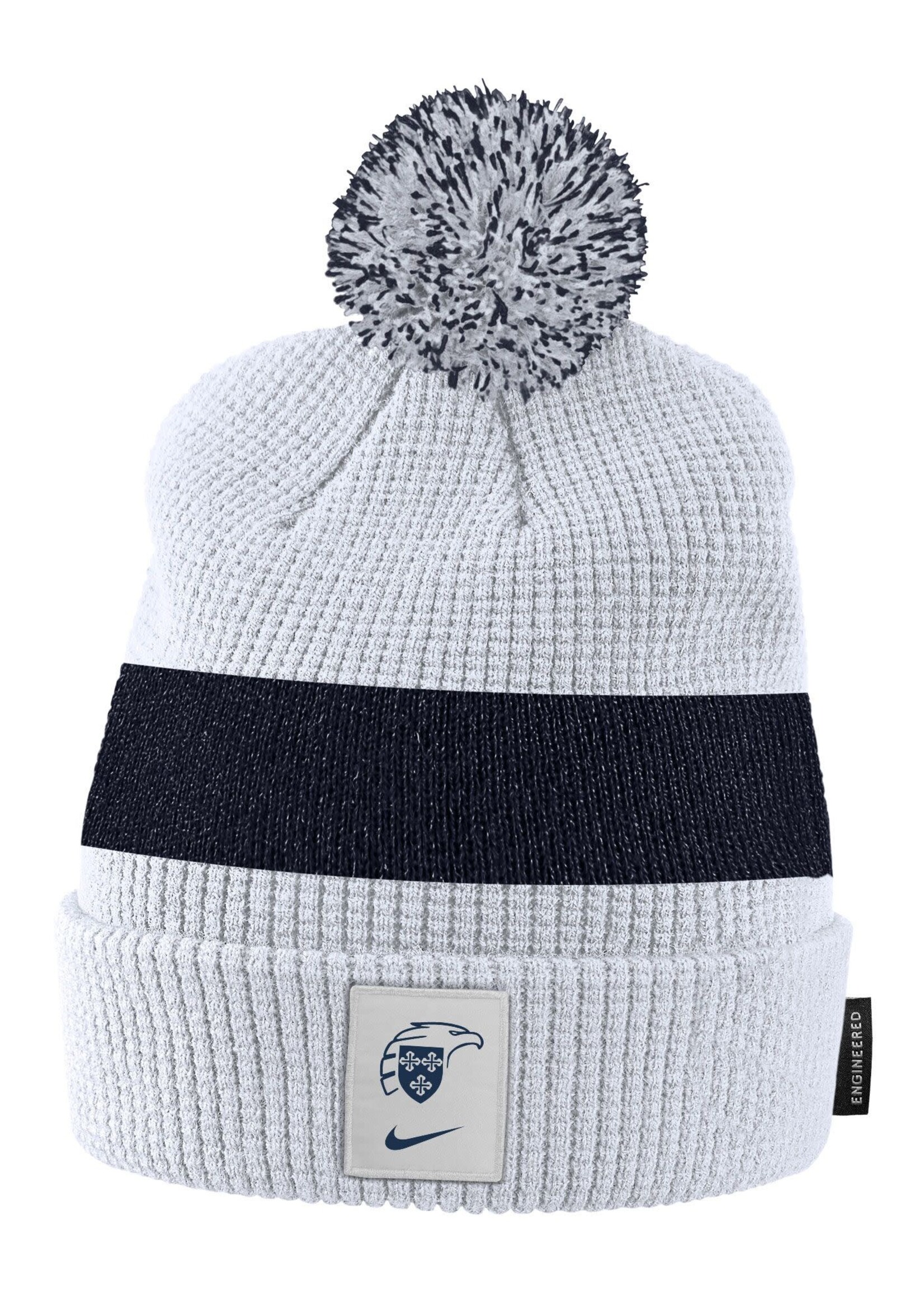 Nike Nike WHT Pom Beanie with Navy