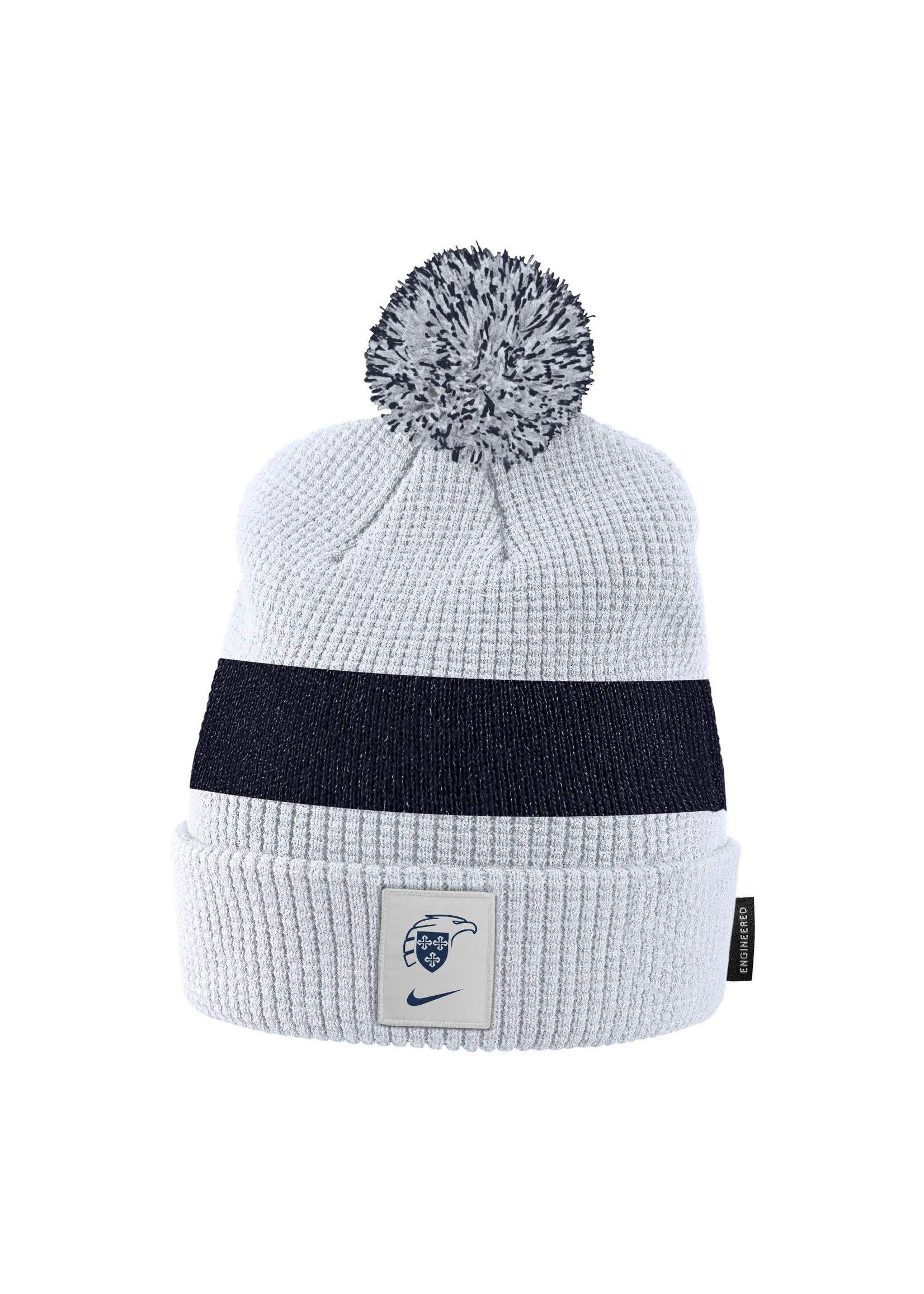 Nike Nike WHT Pom Beanie with Navy