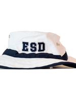 ahead ahead SM/ME Palmer Sun Hat White with Navy #C70PLX