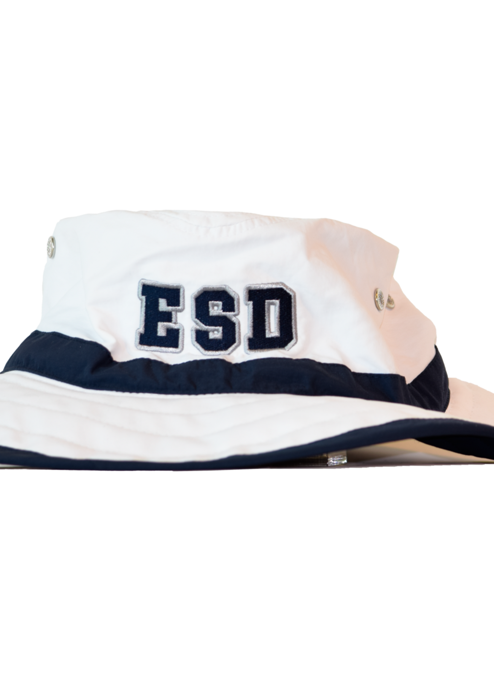 ahead ahead SM/ME Palmer Sun Hat White with Navy #C70PLX