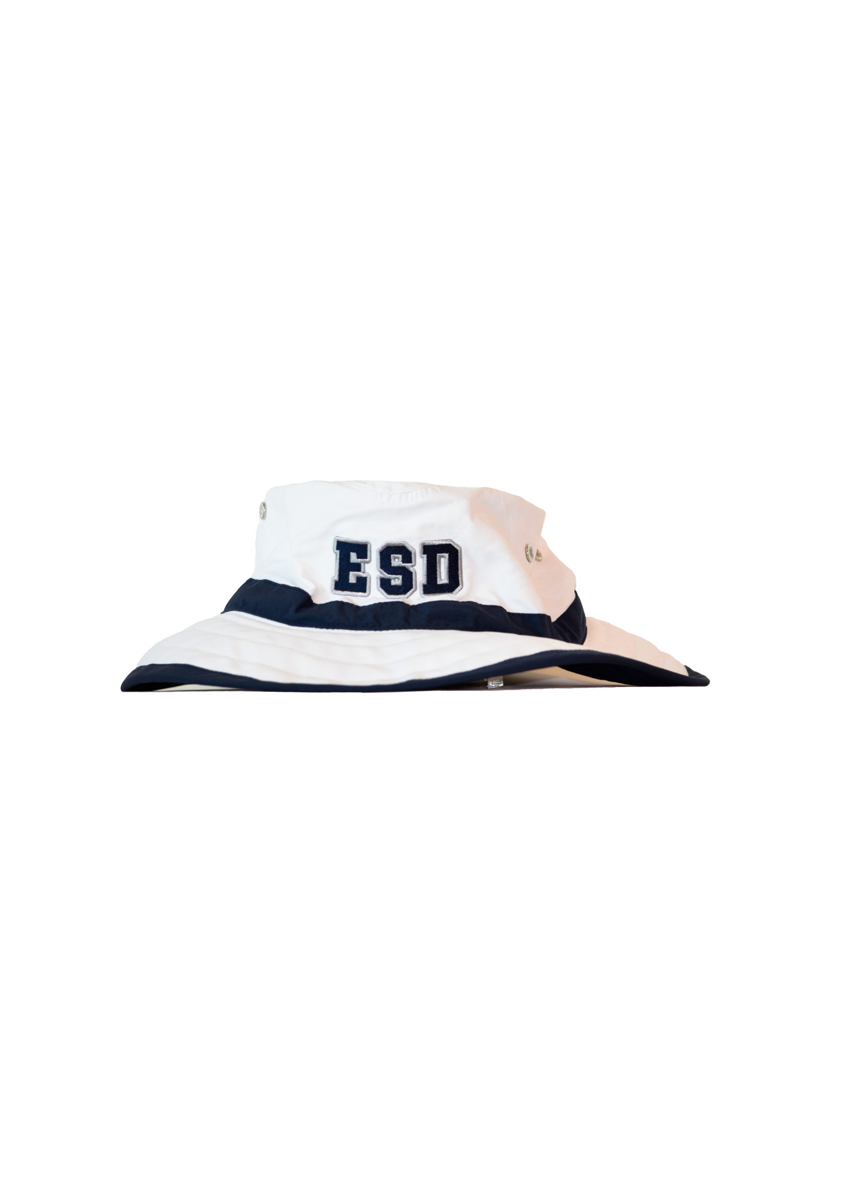 ahead ahead SM/ME Palmer Sun Hat White with Navy #C70PLX