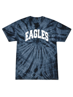 Summit Adult Spider Navy Tie Dye Tee EAGLES