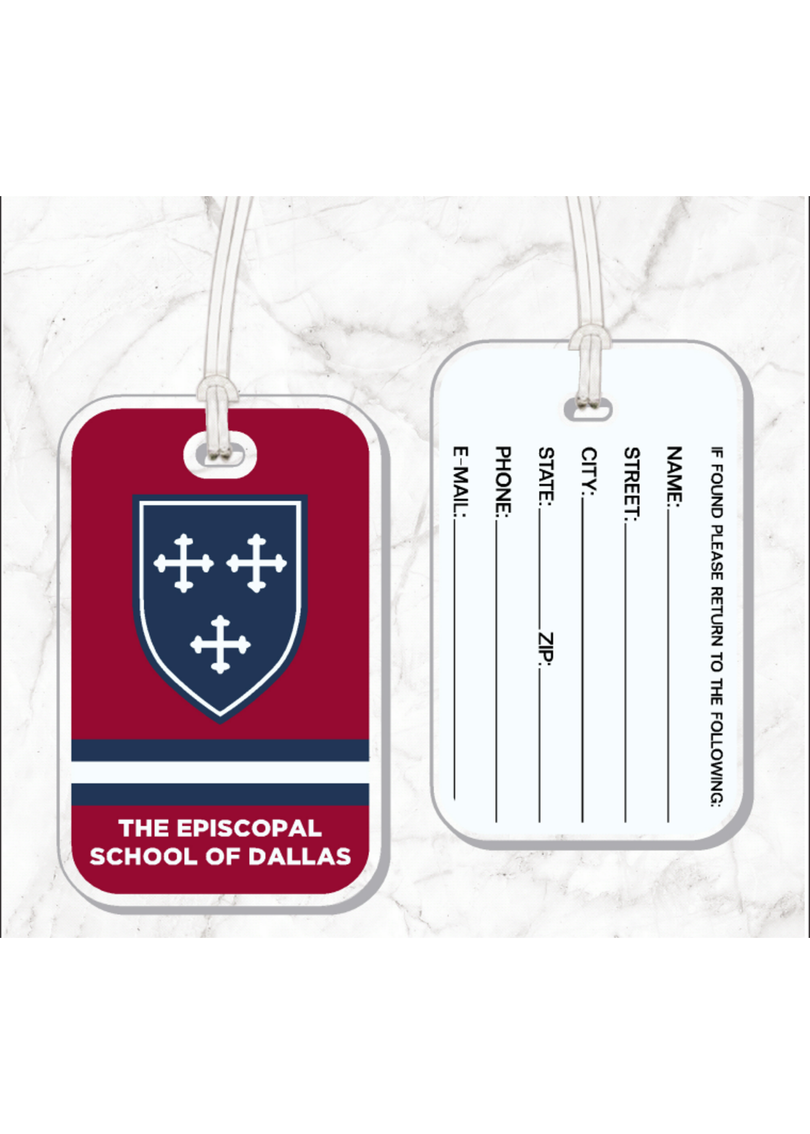 CDI Corp CDI Corp Shield Acrylic Bag Tag