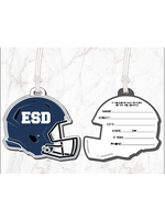 CDI Corp CDI Corp Football Helmet Navy Acrylic Bag Tag
