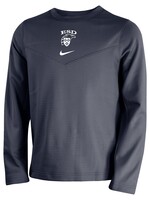 Nike Youth Long Sleeve Navy Coach Crew
