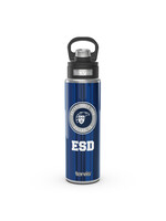 tervis Tervis 24 oz wide Mouth Water Bottle NVY/SIL