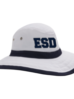 ahead ahead LG/XL Palmer Sun Hat White with Navy #C70PLX