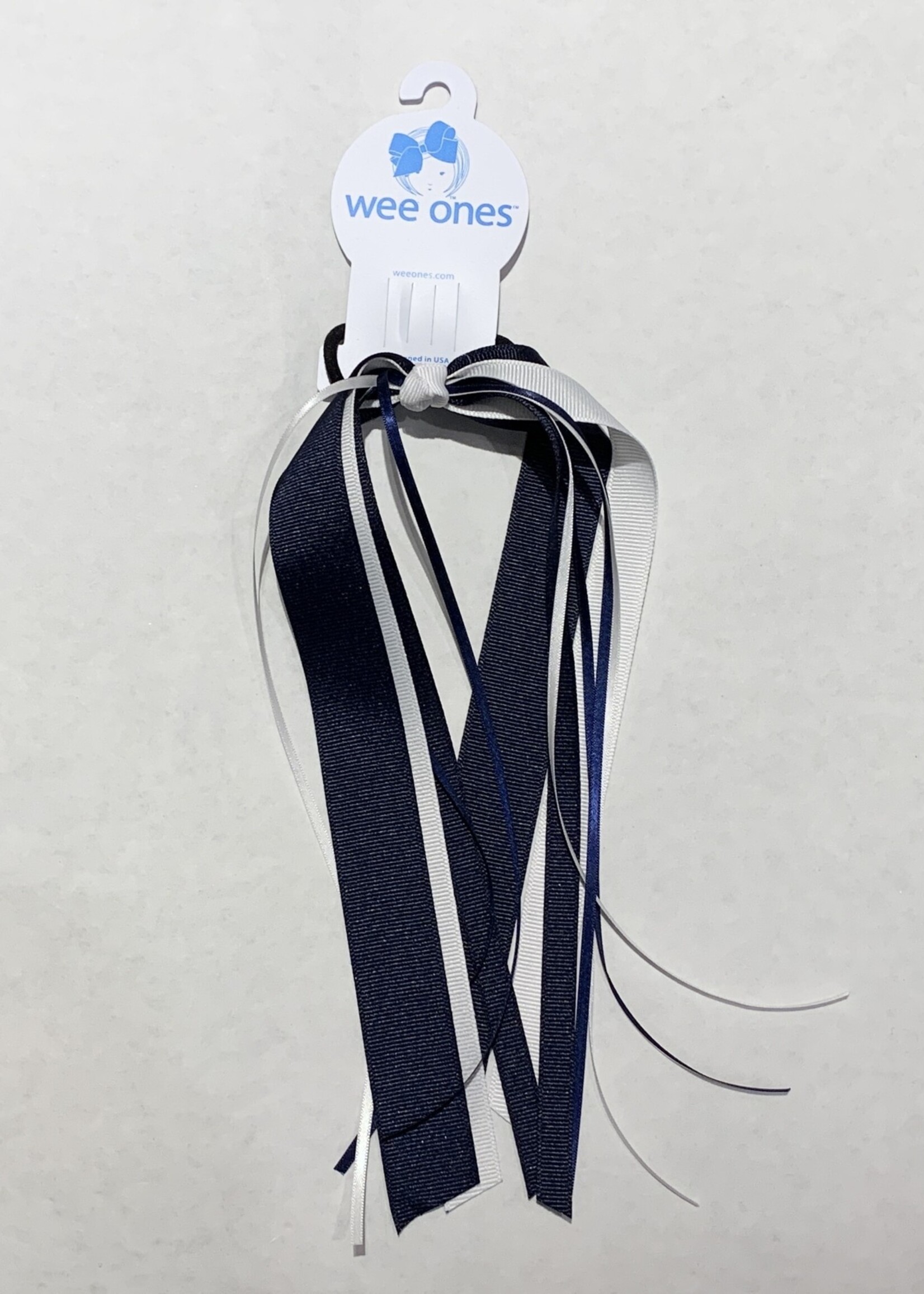 Wee Ones Wee Ones Ribbon Streamers NVY WHT