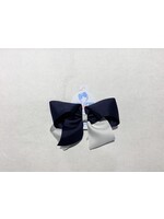 Wee Ones Wee Ones King Two Tone Bow NVY WHT