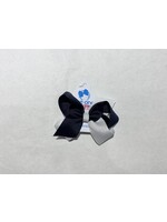 Wee Ones Wee Ones Mini Two Tone Bow NVY WHT