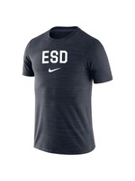 Nike Nike LG SS Velocity Tee Navy with WHT ESD