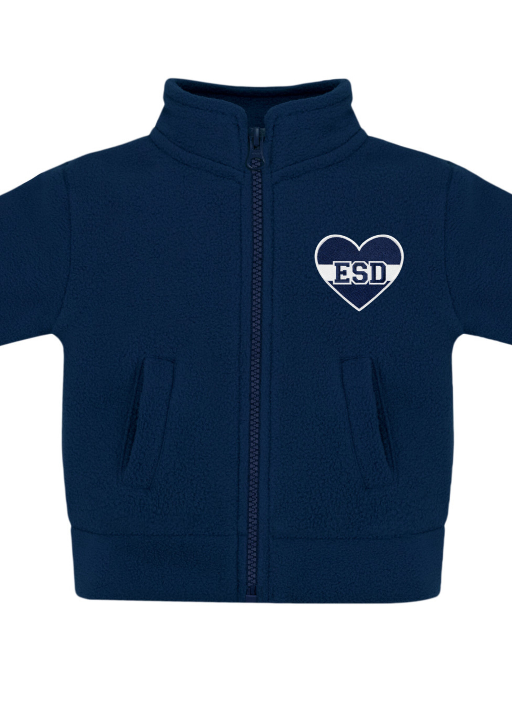 Creative Knitwear Creative Knitwear 3T Polar Fleece Jacket with HEART