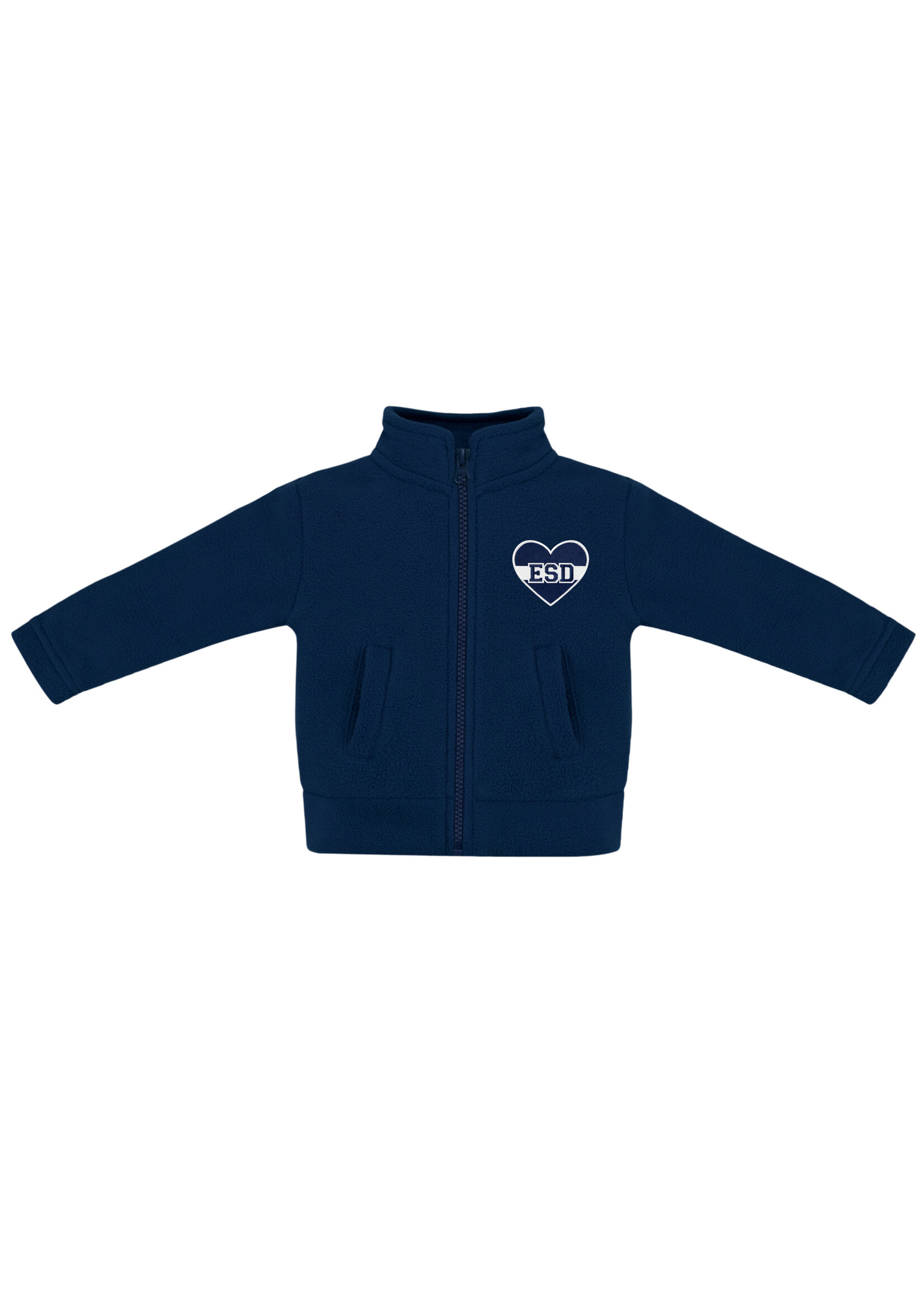 Creative Knitwear Creative Knitwear 4T Polar Fleece Jacket with HEART