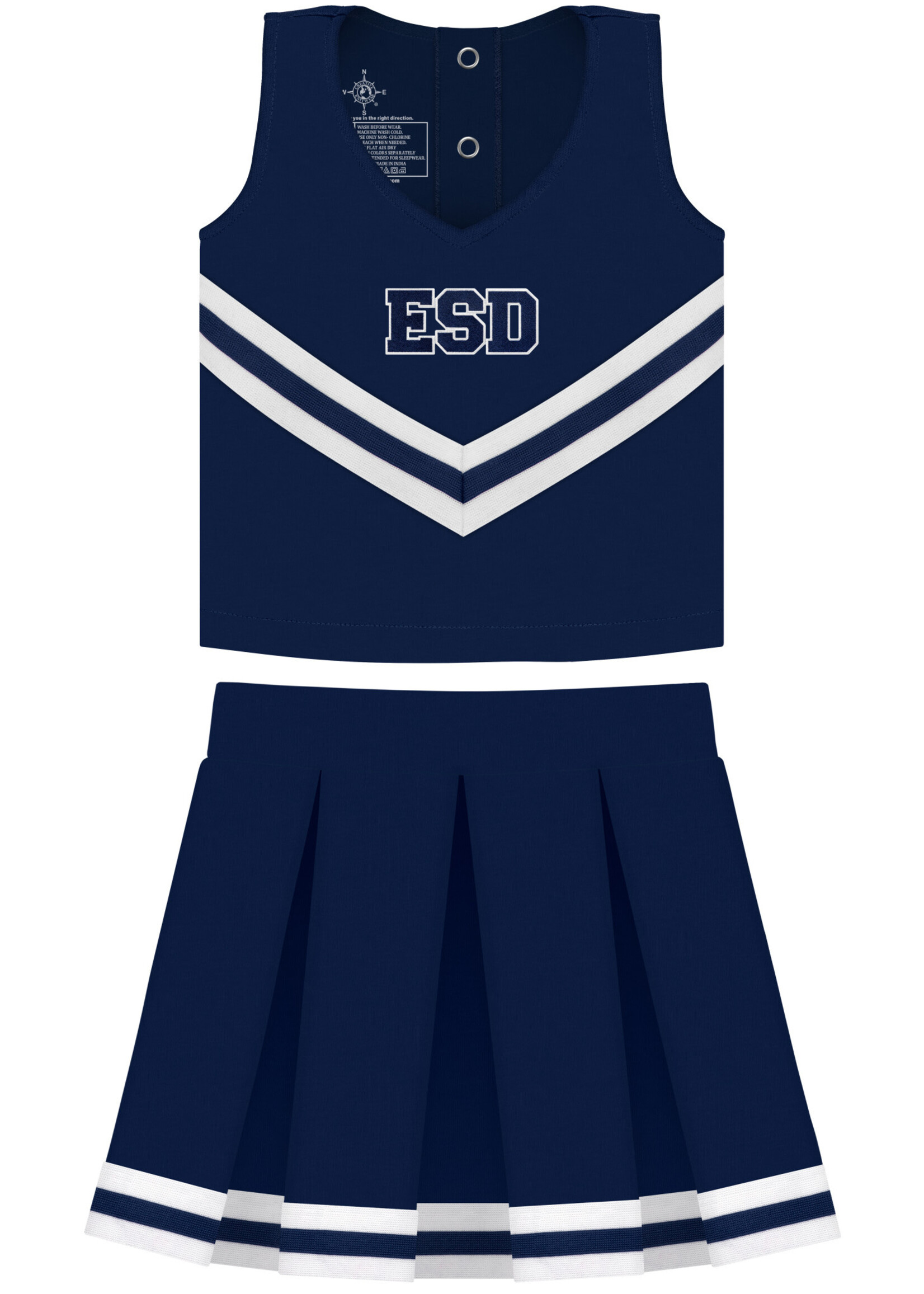 Creative Knitwear Creative Knitwear Size 2T Two Piece Cheer Dress