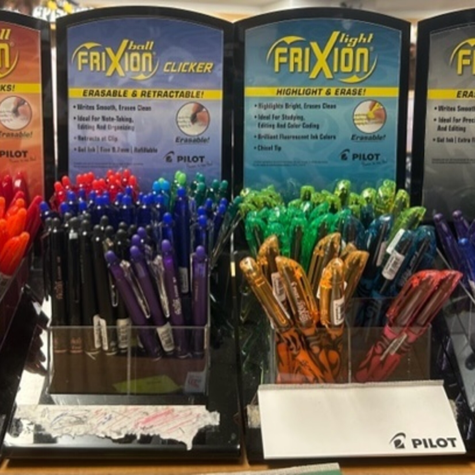 Frixion Clicker Erasable Pen fine black