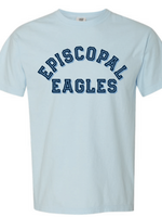 SUMMIT Chambray Tee  EPISCOPAL EAGLES in Blue Drop Shadow