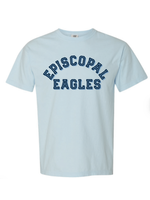 SUMMIT Chambray Tee  EPISCOPAL EAGLES in Blue Drop Shadow