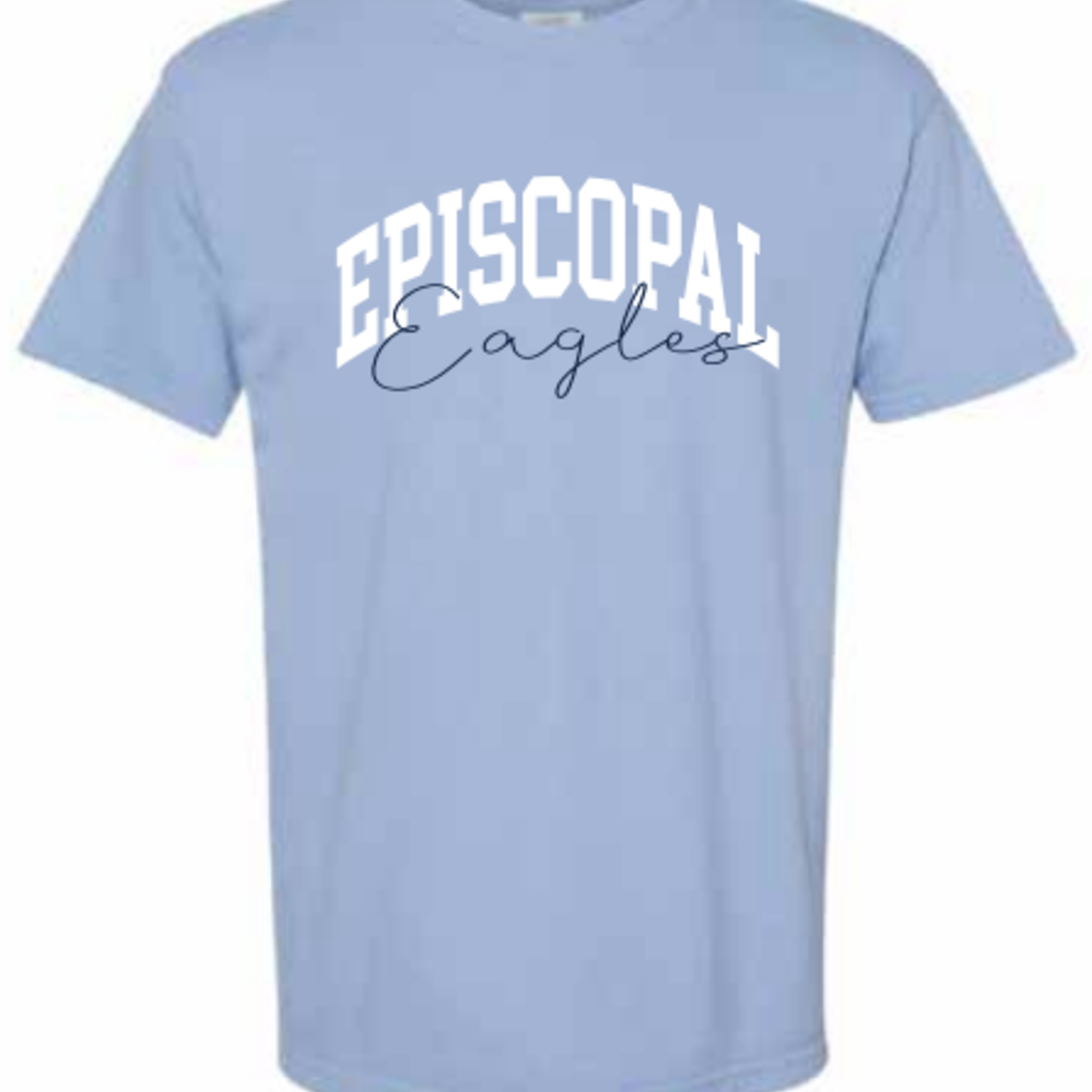 SUMMIT Washed Denim Tee Episcopal with Script EAGLES