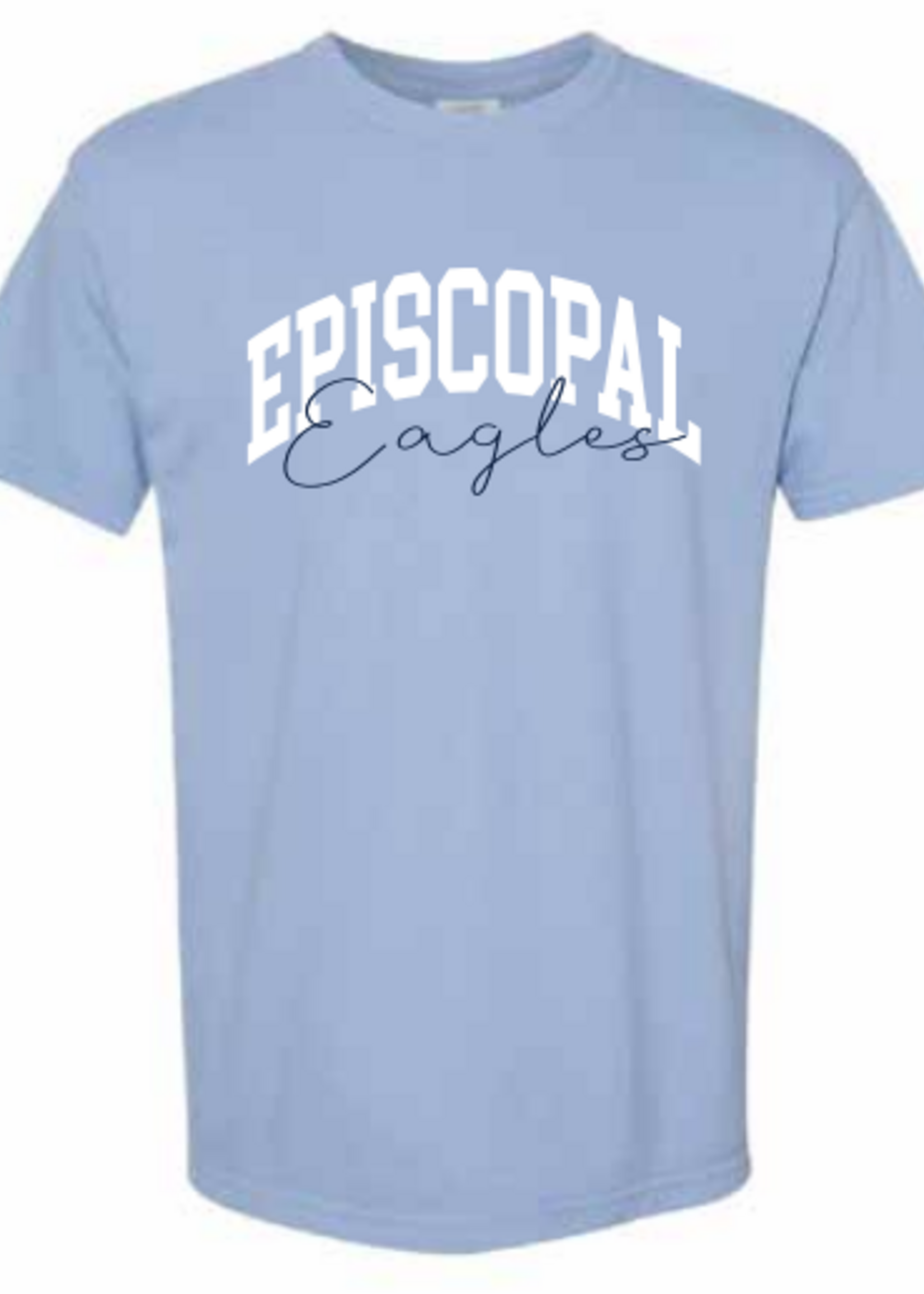 SUMMIT Washed Denim Tee Episcopal with Script EAGLES