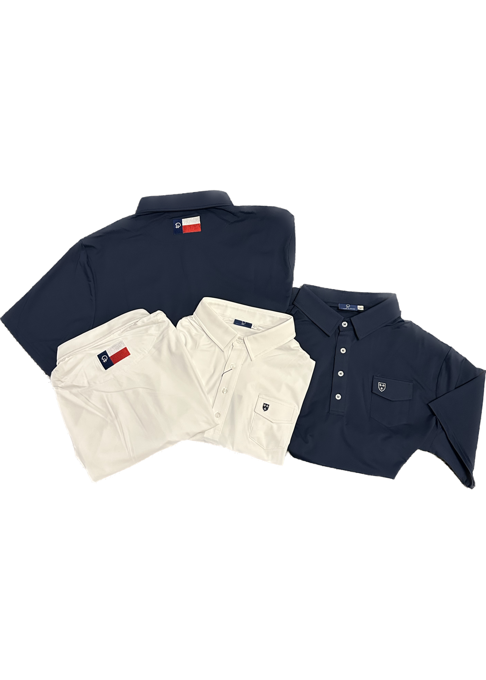 Parker & Hyde Men's Polo with Shield
