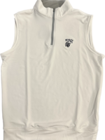 Peter Millar Peter Millar ME  Men's Galway Performance 1/4 Zip Vest WHT #ME0EK41