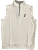Peter Millar Peter Millar SM  Men's Galway Performance 1/4 Zip Vest WHT #ME0EK41
