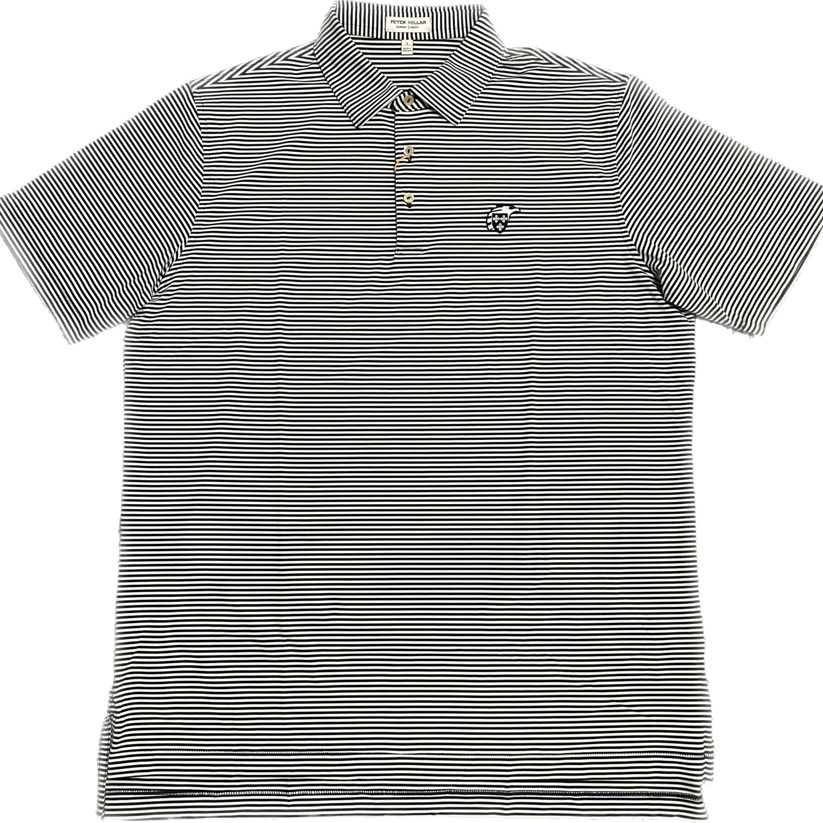 Peter Millar Peter Millar ME Hales Performance Polo NVY WHT #ME0EK03S