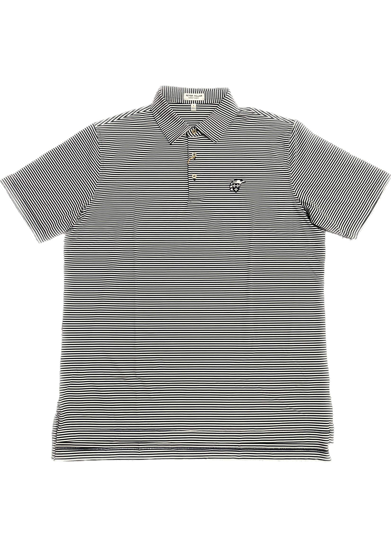 Peter Millar Peter Millar XL Hales Performance Polo NVY WHT #ME0EK03S