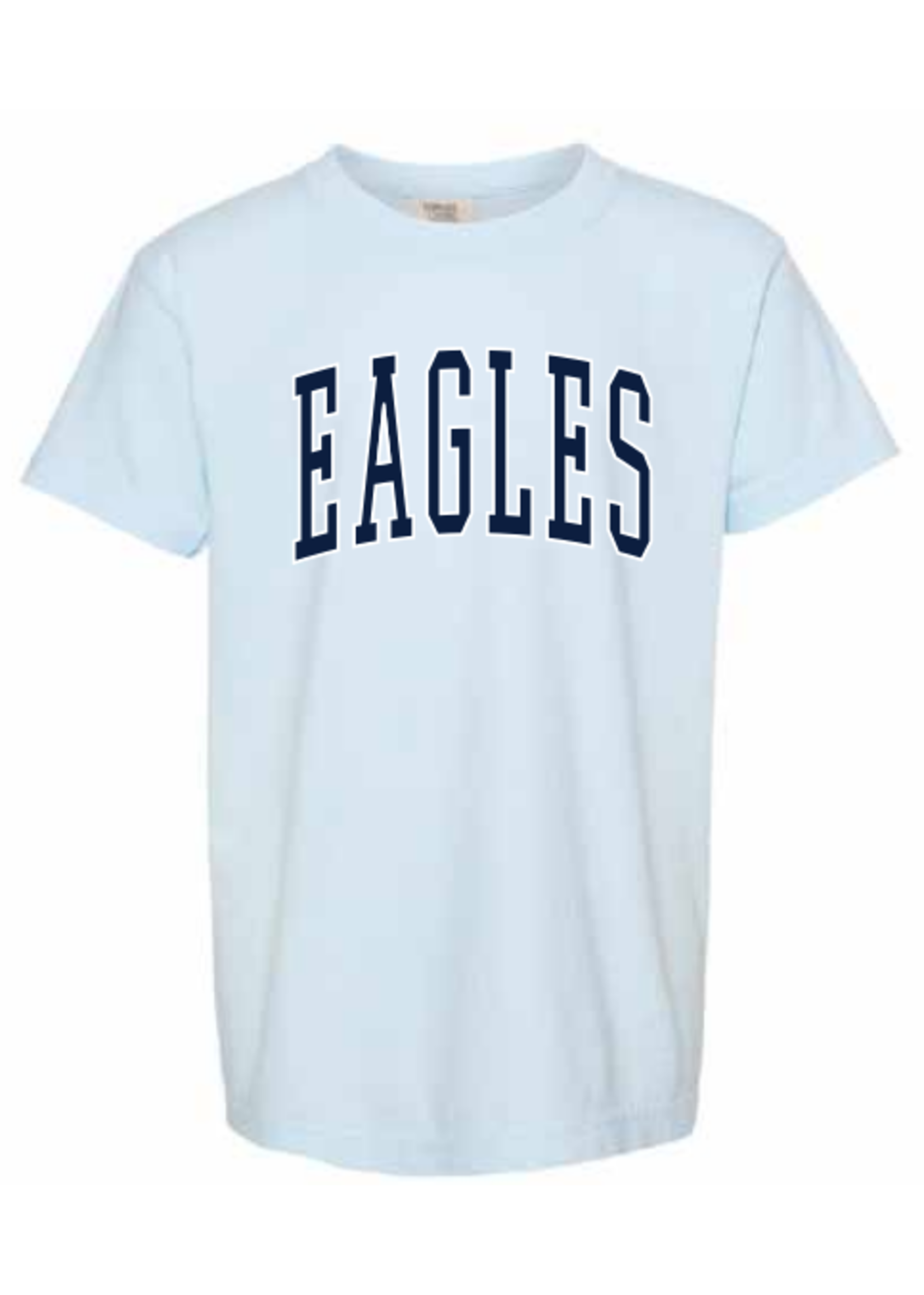 SUMMIT Chambray Tee with NVY/WHT EAGLES
