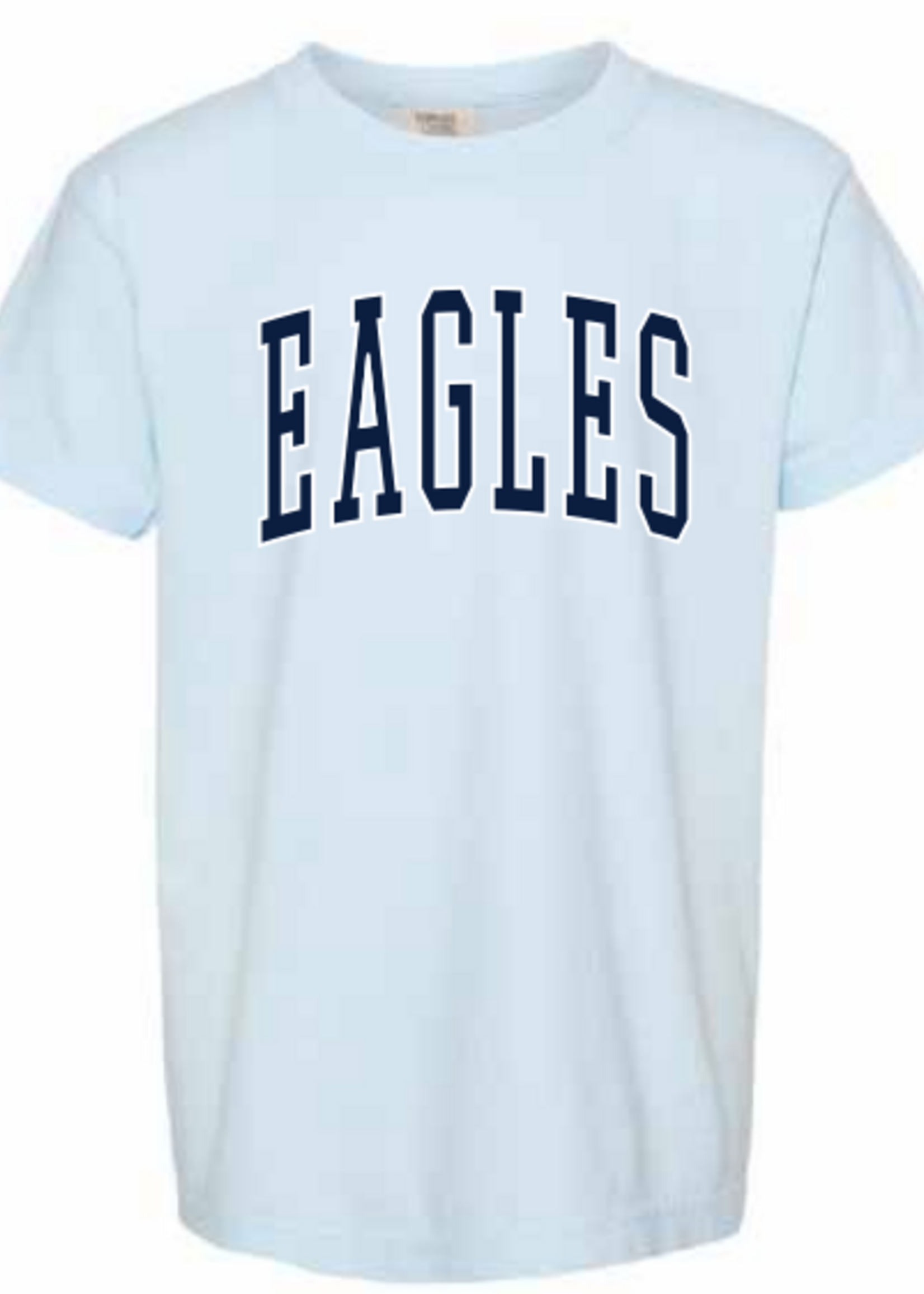 SUMMIT Chambray Tee with NVY/WHT EAGLES