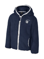 Colosseum Toddler Girl's Ellen 1/2 Snap Sherpa Jacket NVY