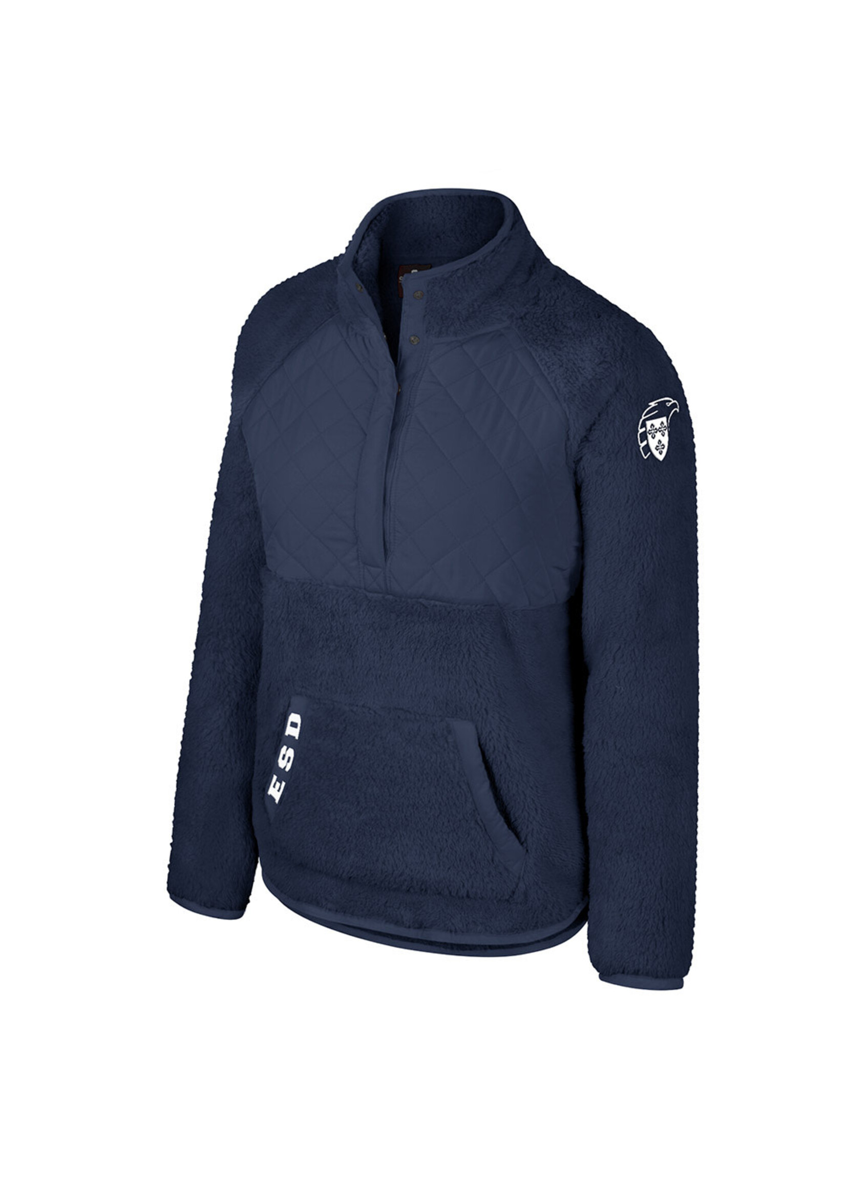 Colosseum Women's Ellen 1/2 Snap Sherpa Jacket NVY