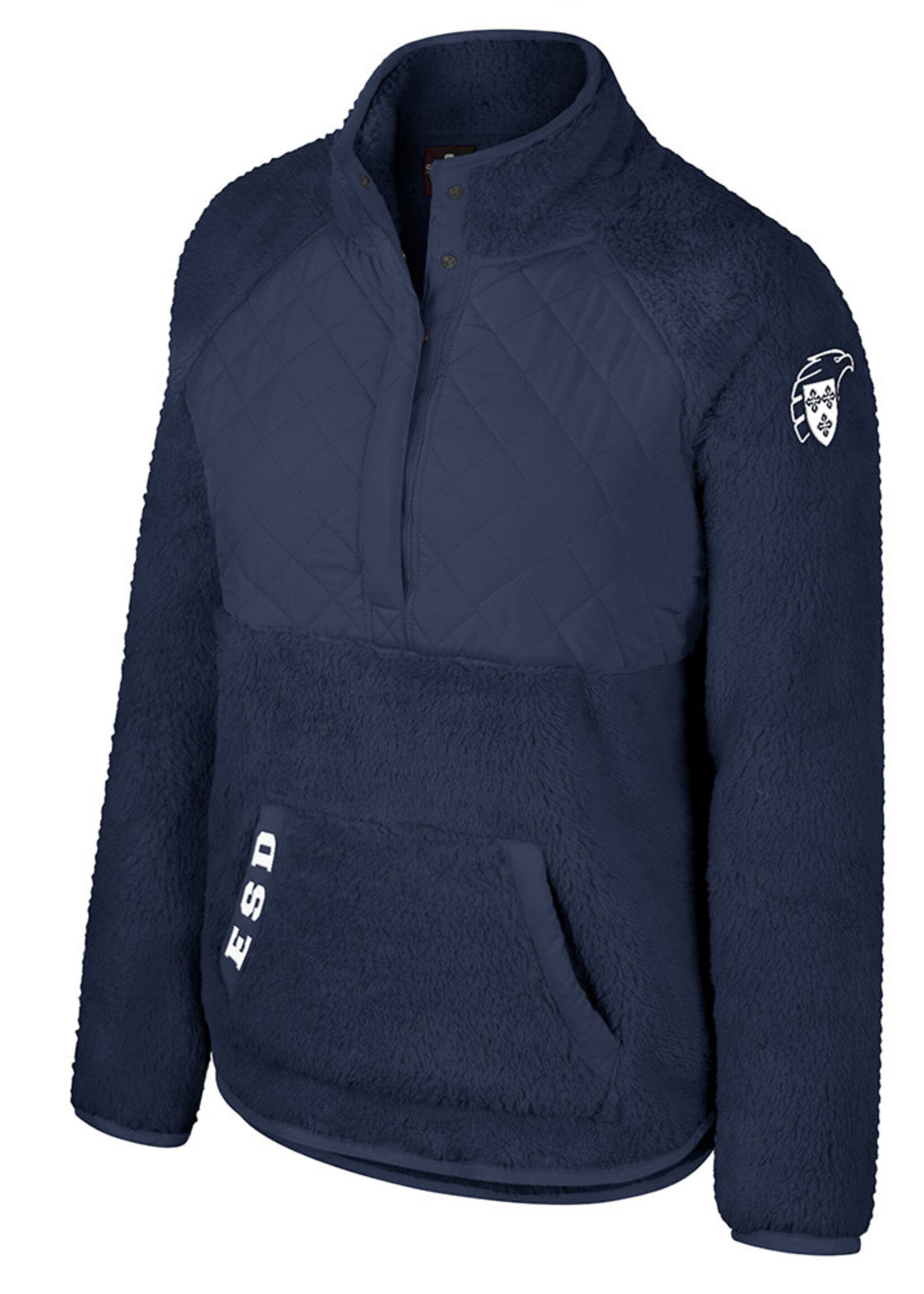 Colosseum Women's Ellen 1/2 Snap Sherpa Jacket NVY
