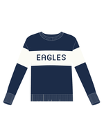 Ellsworth & Ivey Ellsworth & Ivey Navy Ivory Colorblock Sweater EAGLES