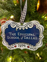 M and M ESD Tin Ornament