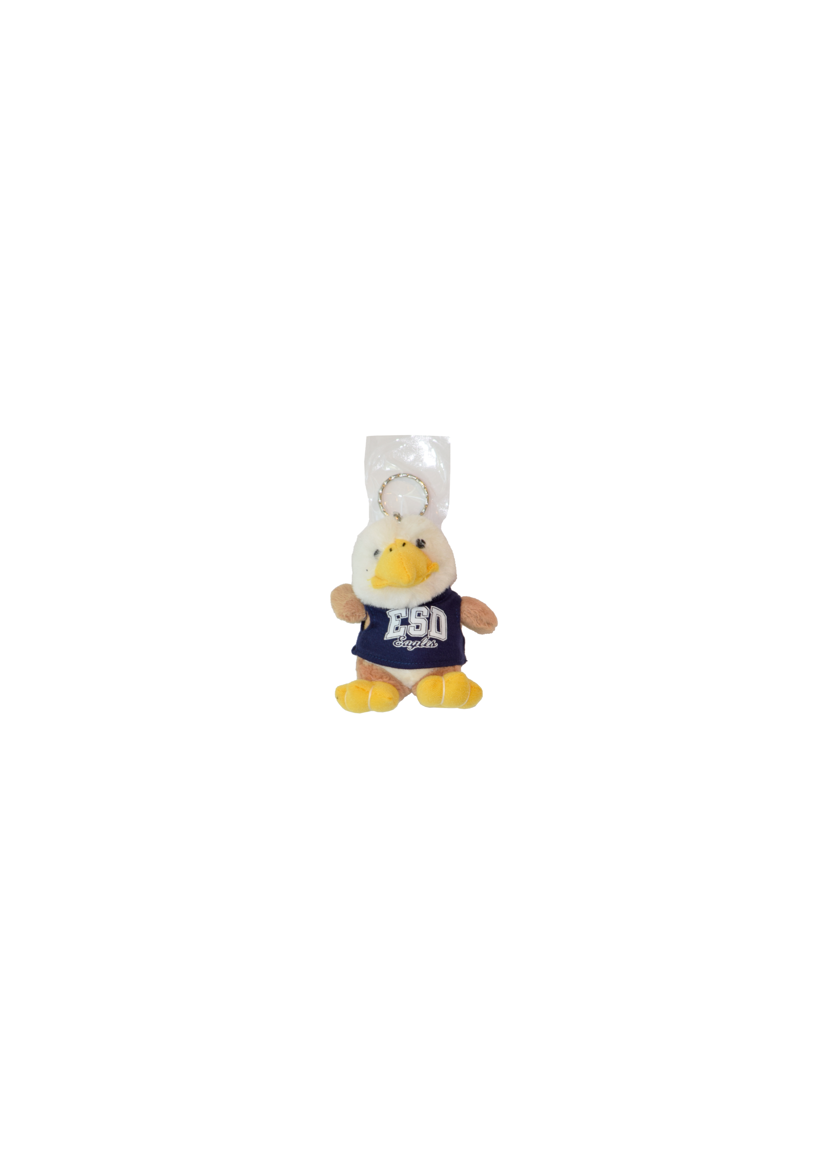 Eagle Plush- Keychain- ESD Eagles with Navy Sweater