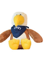Eagle Plush- Wild Bunch with Navy Bandana