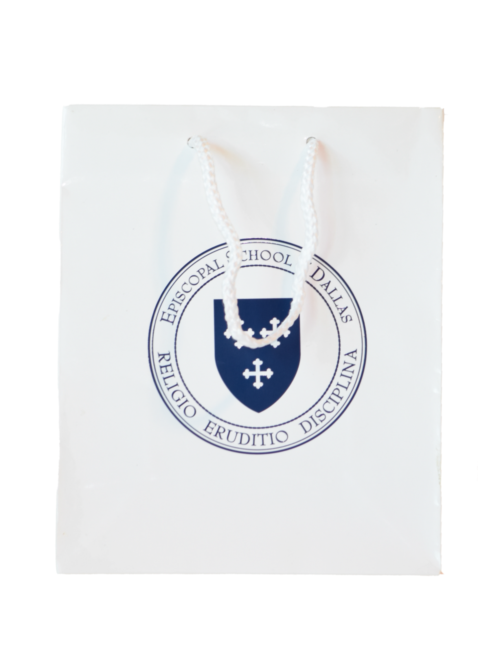 Rapps White Gift Bag with Navy Seal