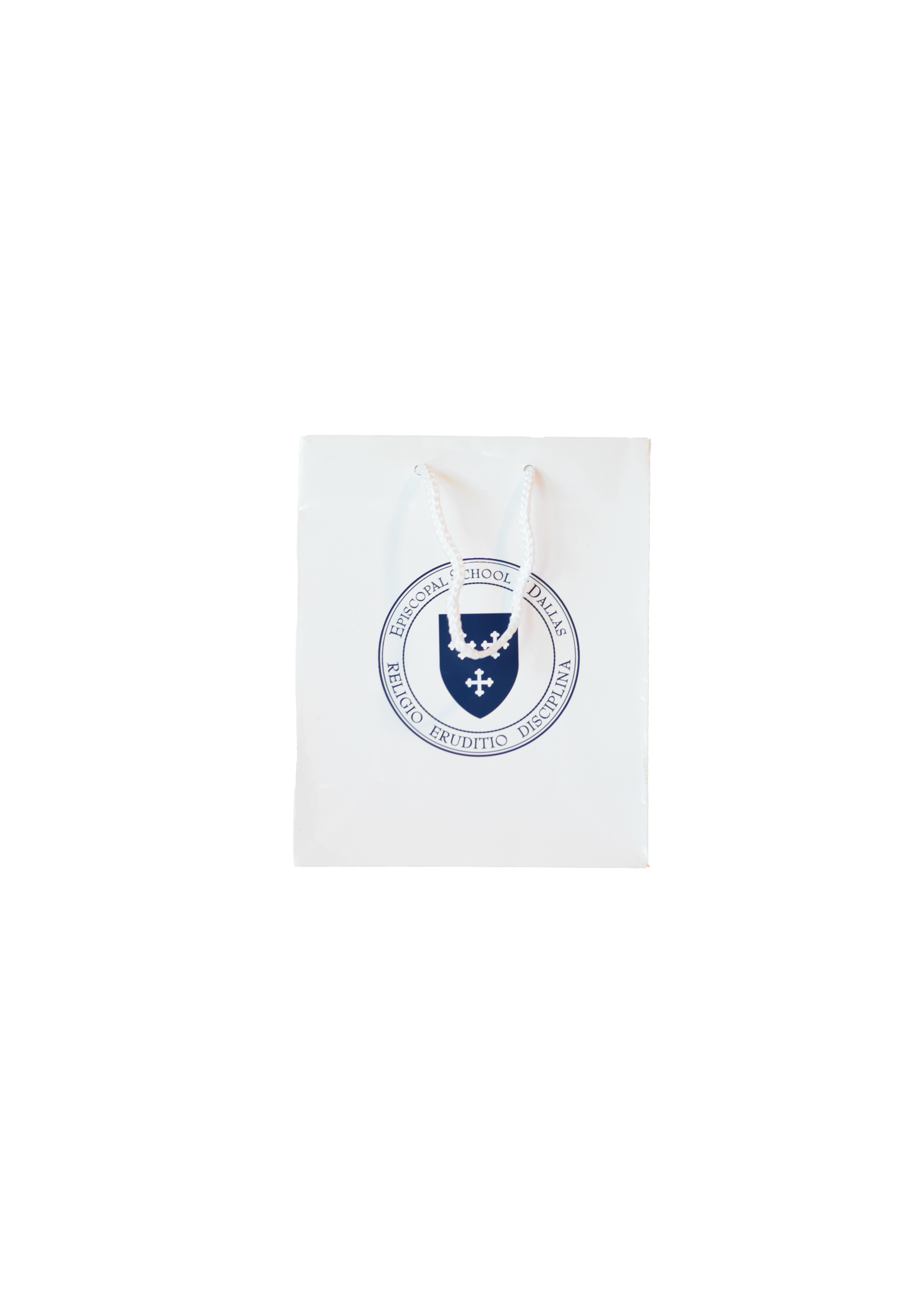 Rapps White Gift Bag with Navy Seal