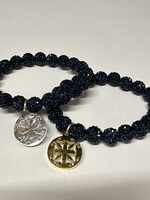 Rustic Cuff Rustic Cuff Emerson Navy Sparkle Silver