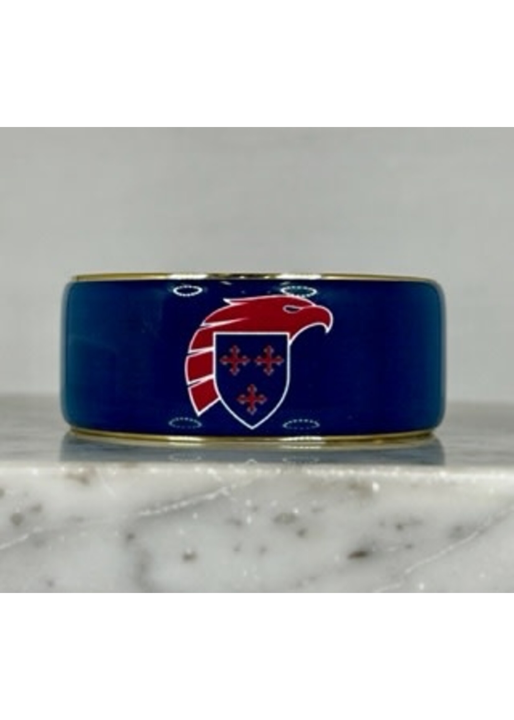Rustic Cuff Rustic Cuff 1.0 Art Deco NVY Eagle Shield Gold
