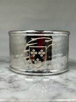 Rustic Cuff Rustic Cuff 1.5 Rimmed Engraved Eagle Shield Silver